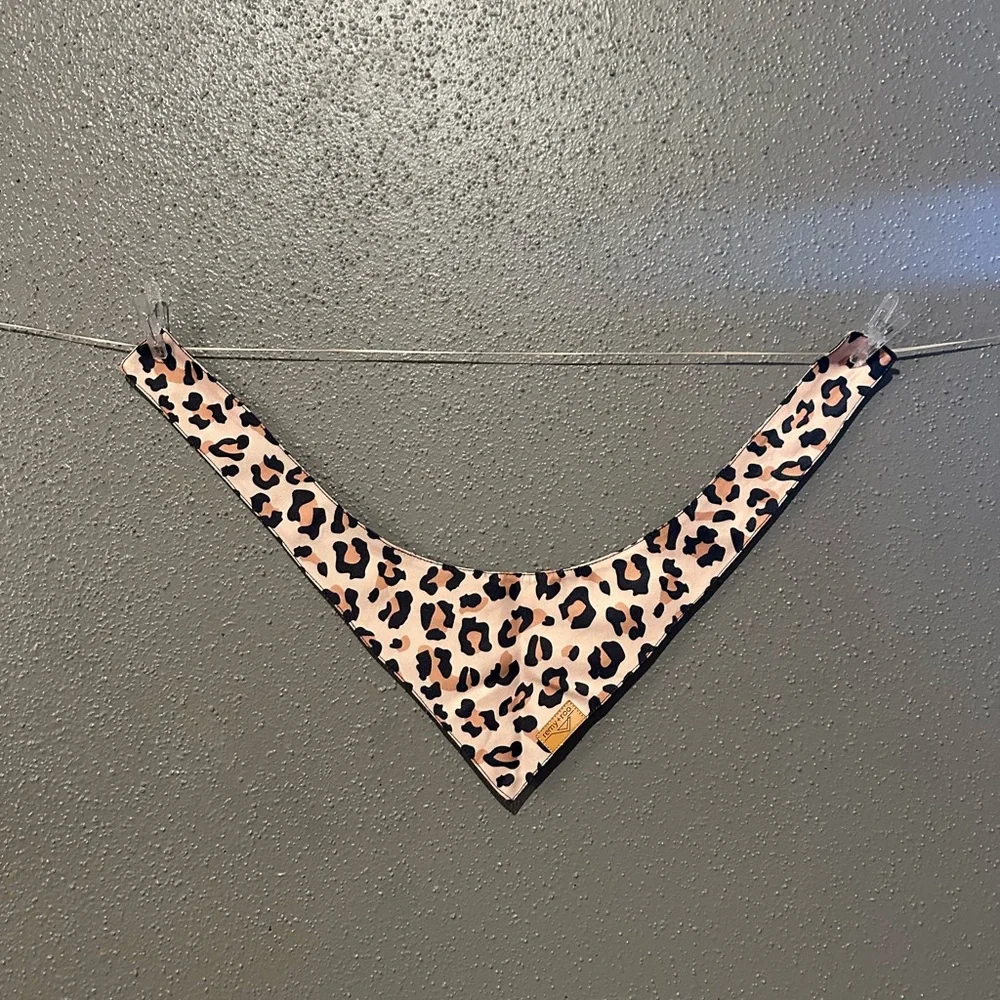 Remy + Roo Leopard Print Pet Bandana